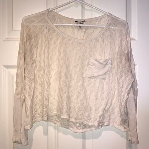 Guess lace crop top